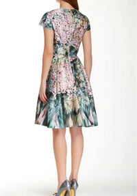 Ted Baker - Pre-loved Dixee Glitch Floral Fit & Flair Dress