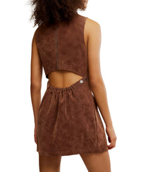 Free People - Women's Atlas Suede Mini Dress