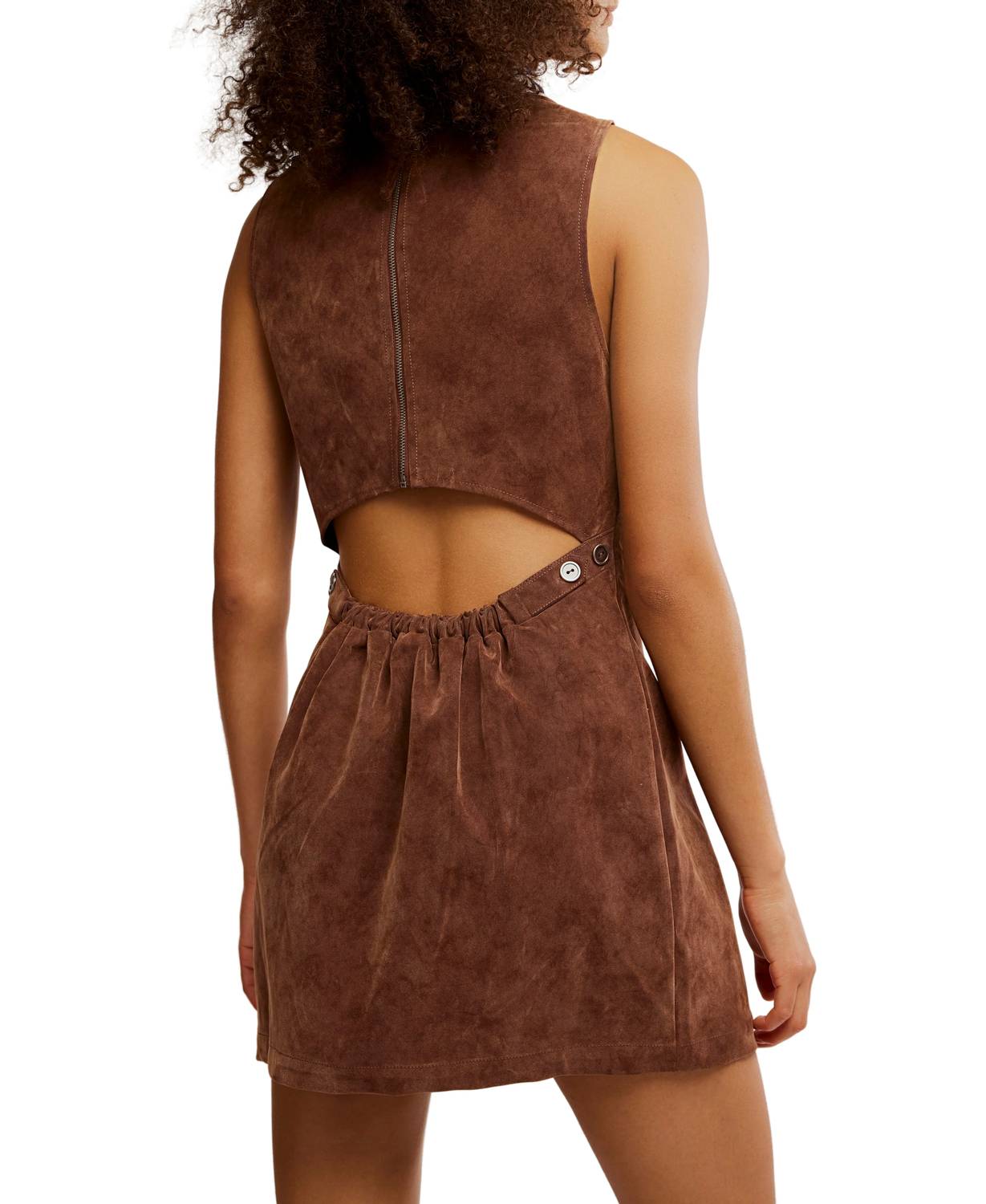 Free People - Women's Atlas Suede Mini Dress