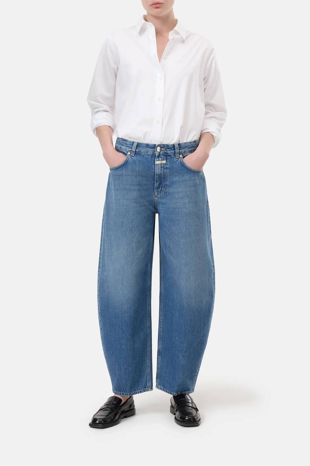 Closed - Relaxed Barrel Cropped Jazzie Jeans