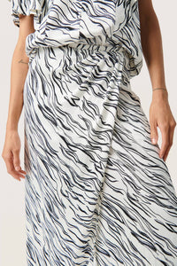 Soaked In Luxury - Vinka Wrap Midrise Waist Maxi Skirt