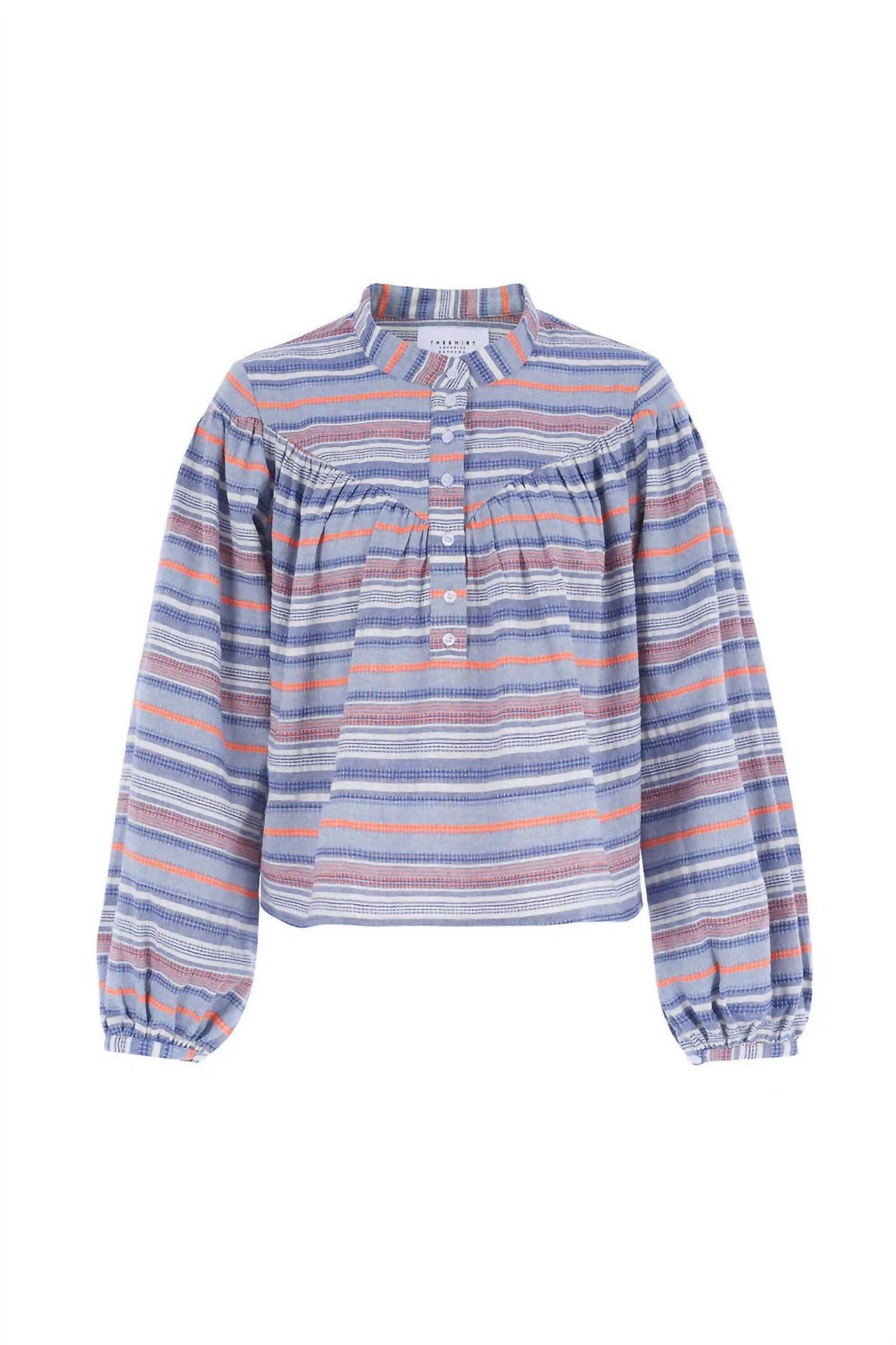 THE SHIRT Logan Shirt in multi - women's long sleeve top - view 4