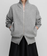 Extreme Cashmere - N°319 Xtra Out Sporty Cashmere Zip-up Cardigan