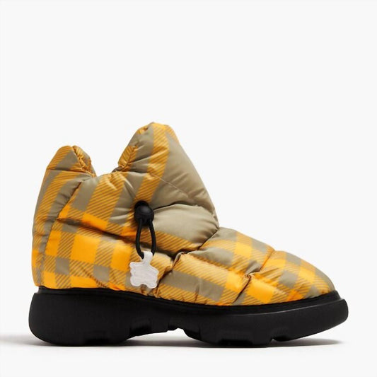 Burberry - Men's Check Pillow Boots