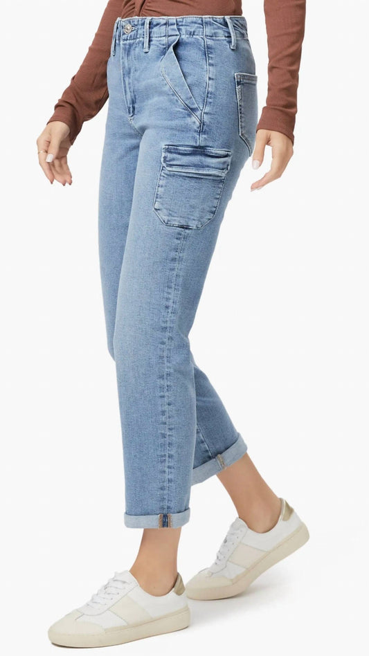 Paige - Drew Cargo Pocket Cuffed Ankle Jean