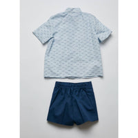 Pi And Pa - Boy's Peces Shirt Set