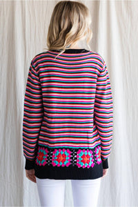 Jodifl - Split Decision Crochet Sweater