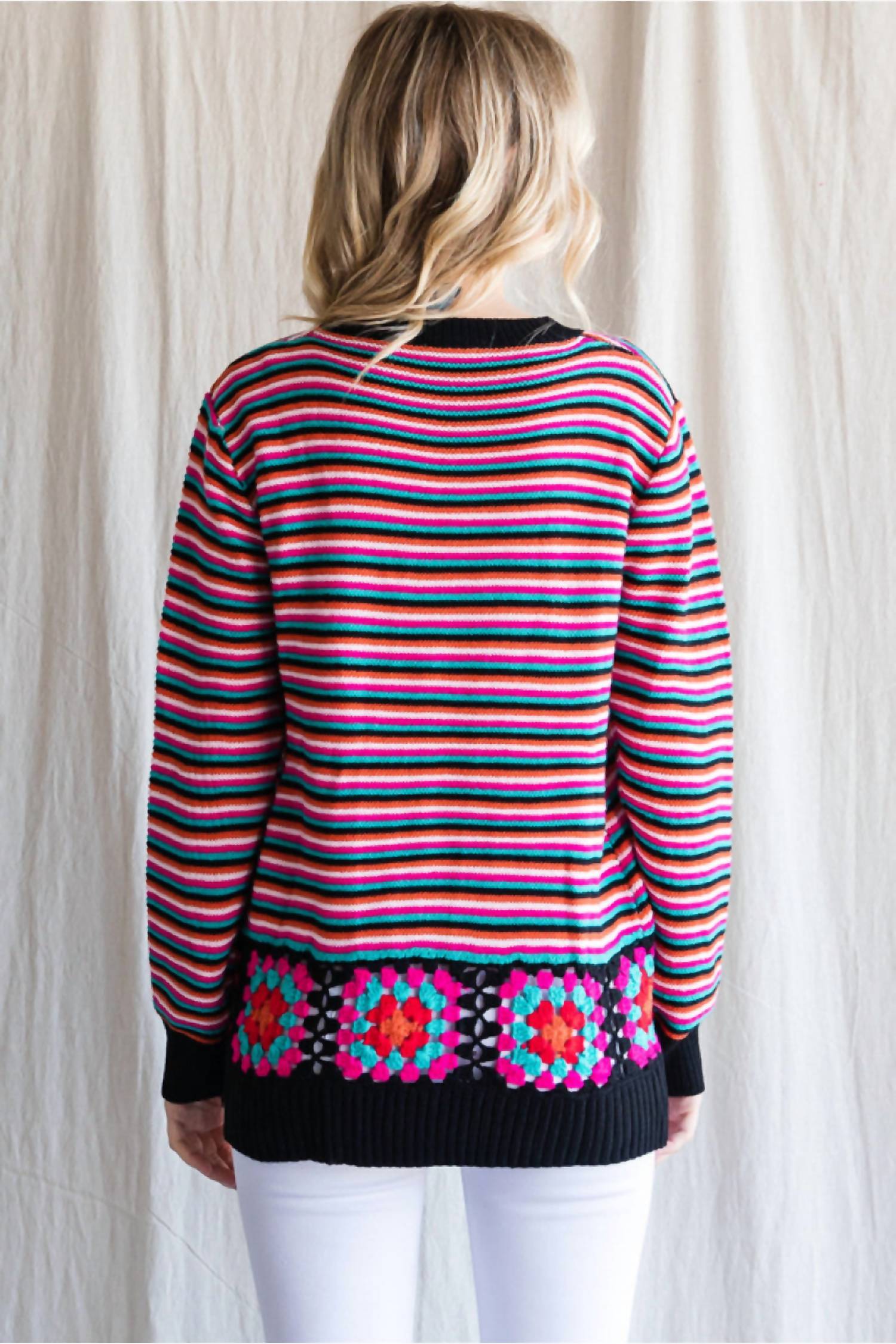 Jodifl - Split Decision Crochet Sweater