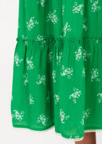 M.A.B.E. - Vivi Print Square Neck Maxi Dress