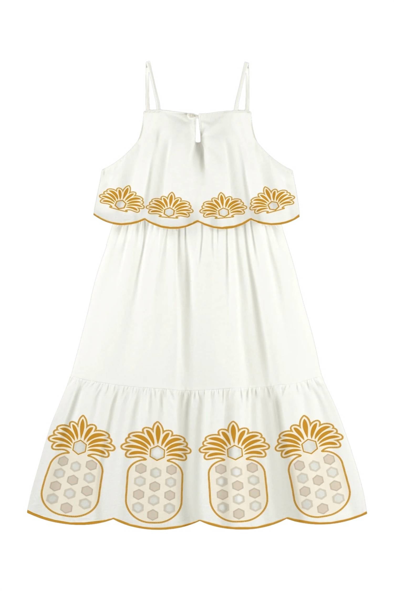 Nanai - Girl's Tropical Glow Midi Dress