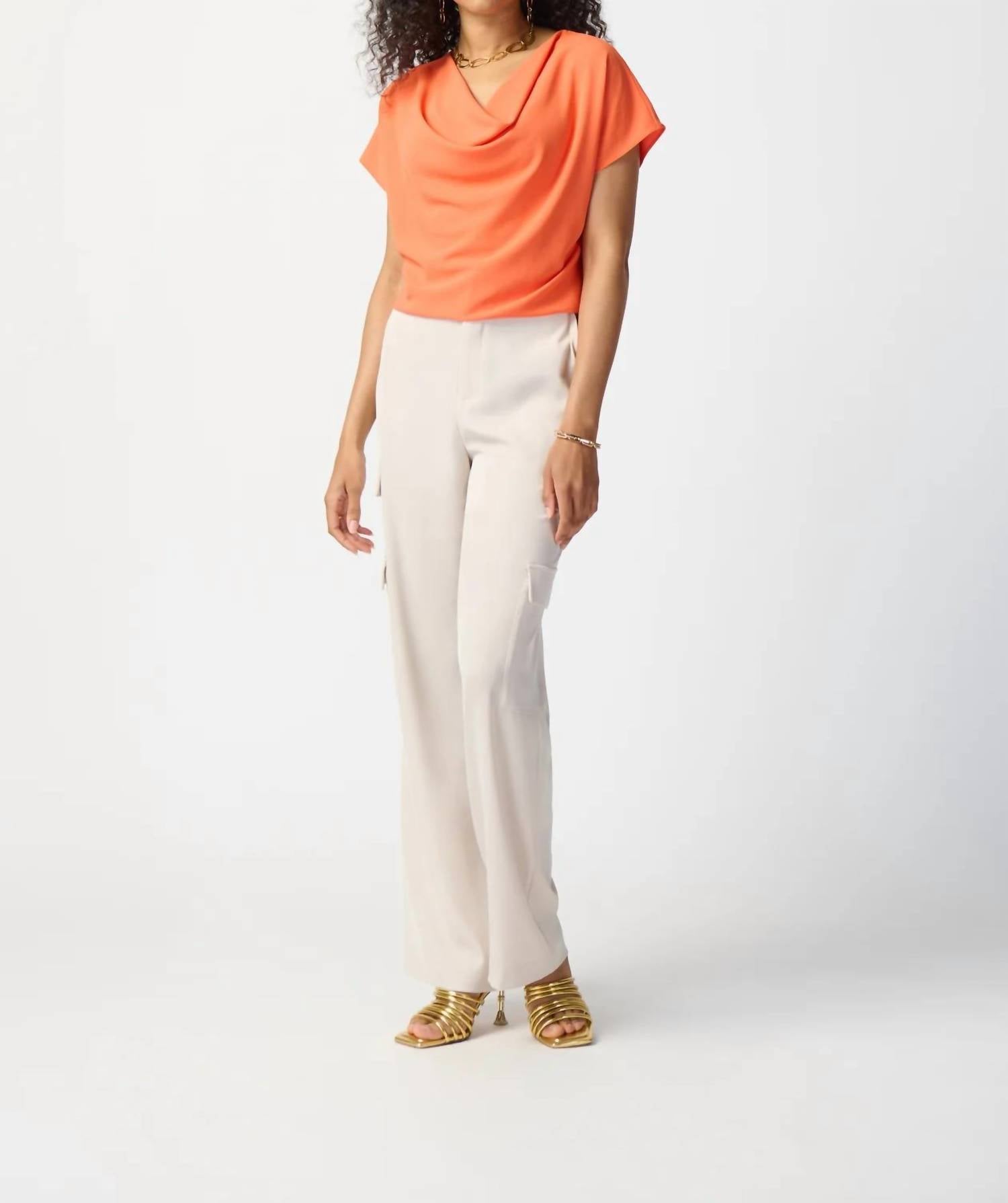 Joseph Ribkoff - Cowl Neck Top