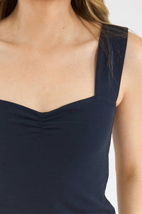 French Connection - Maisie Ruched Front Tank