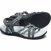 Duinn - Women's Hook Loop Closure Hiking Sport Sandals