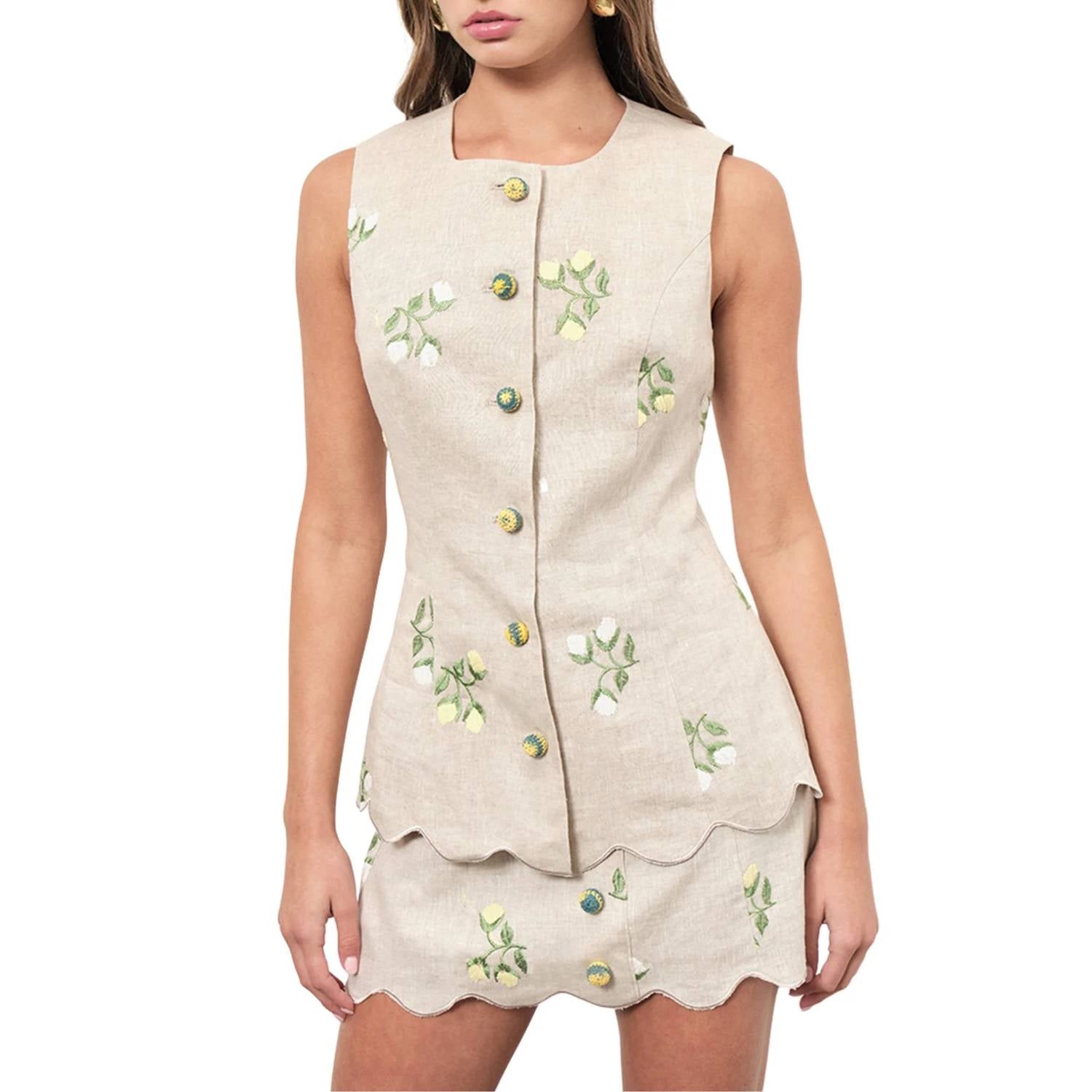 Maude Club - Women's Willow Embroidered Top