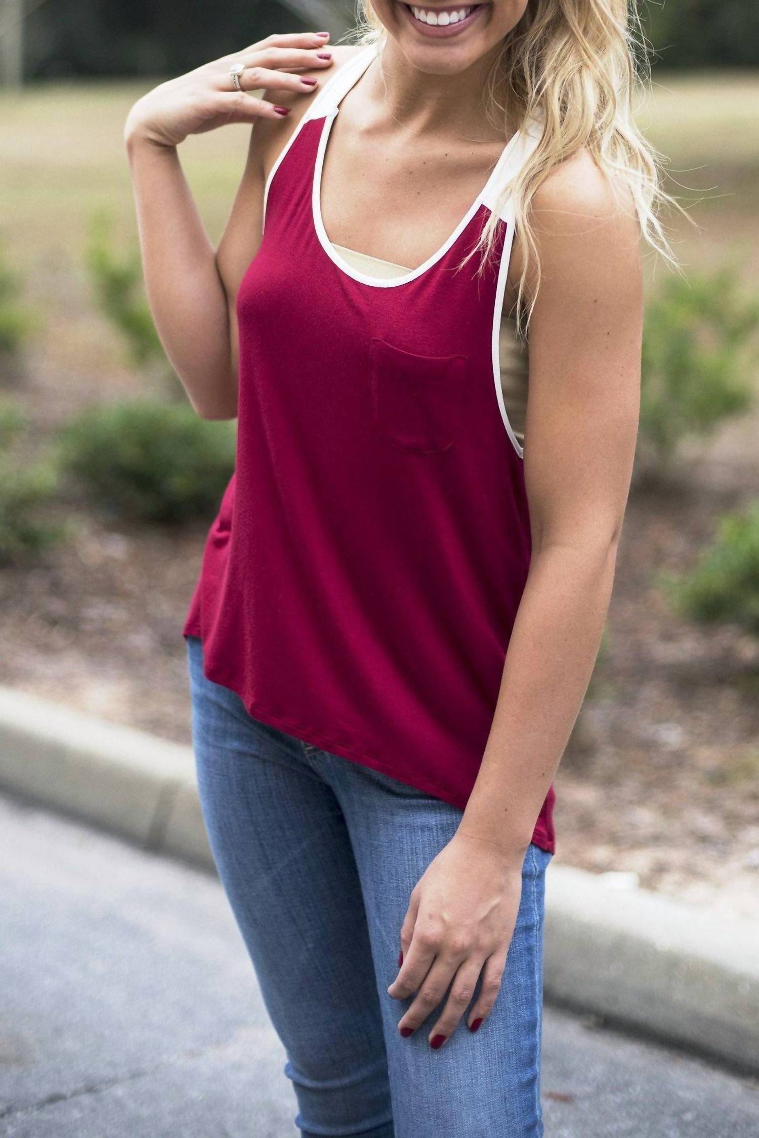 Color Block Tank
