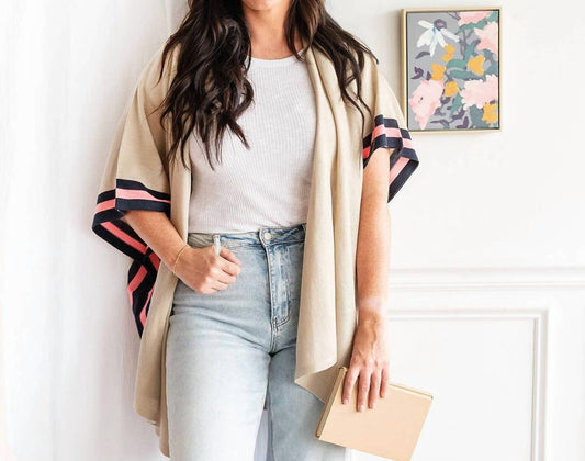 Viv & Lou - Preppy Stripe Lindsey Wrap