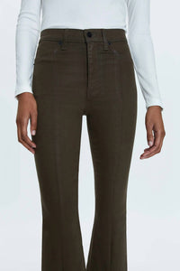 PISTOLA Lennon High Rise Bootcut Jeans With Slit in coated palm - women's jeans - view 4