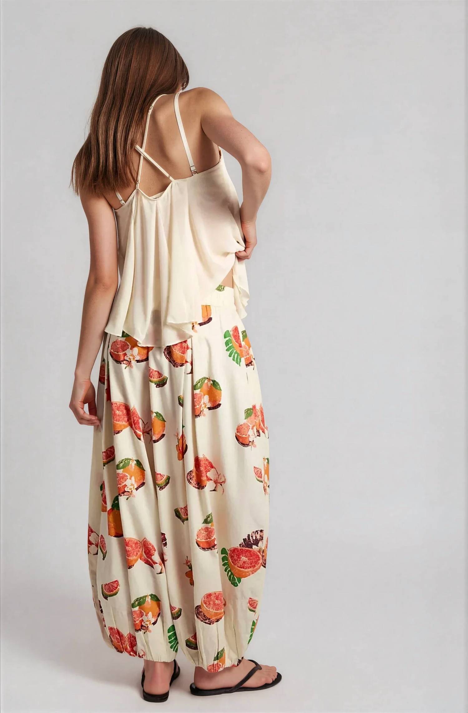 Free People - Moonflower Printed Pull-On Balloon Pants