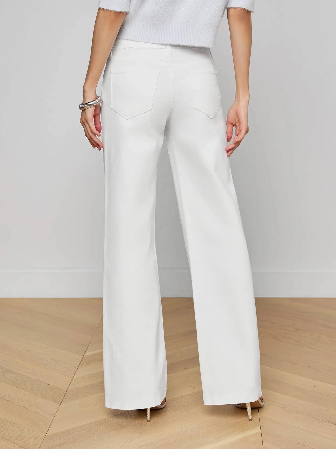 L'Agence - Joanne Low-rise Wide Leg Jeans