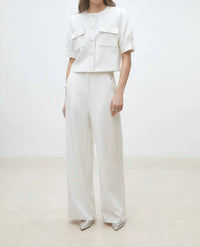 Suncoo - Jewel Wide Leg Flowing Pant