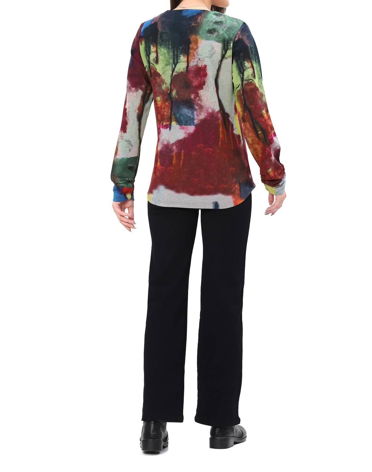 Parsley & Sage - Nora Long Sleeve V-neck Top