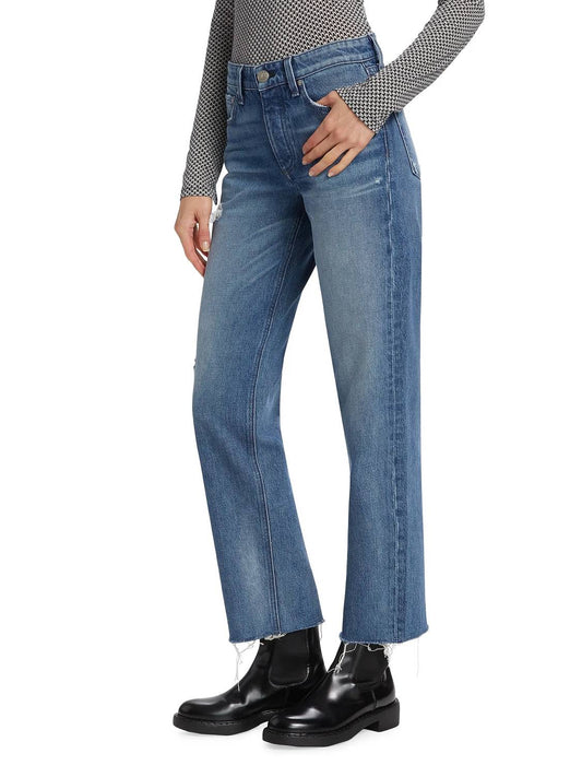 Rag & Bone - Dre Raw Hem Low Rise Baggy Jeans