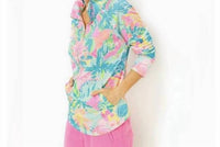 Lilly Pulitzer - UPF 50+ SKIPPER POPOVER TOP