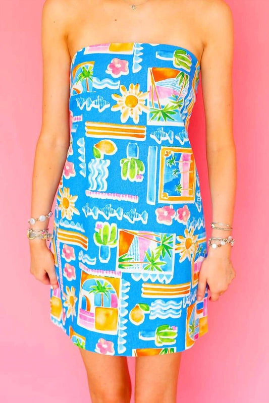 Karlie - Santorini Bustier Bow Dress