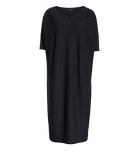 Lafayette 148 - Relaxed Fit Wool Knit Midi Dress