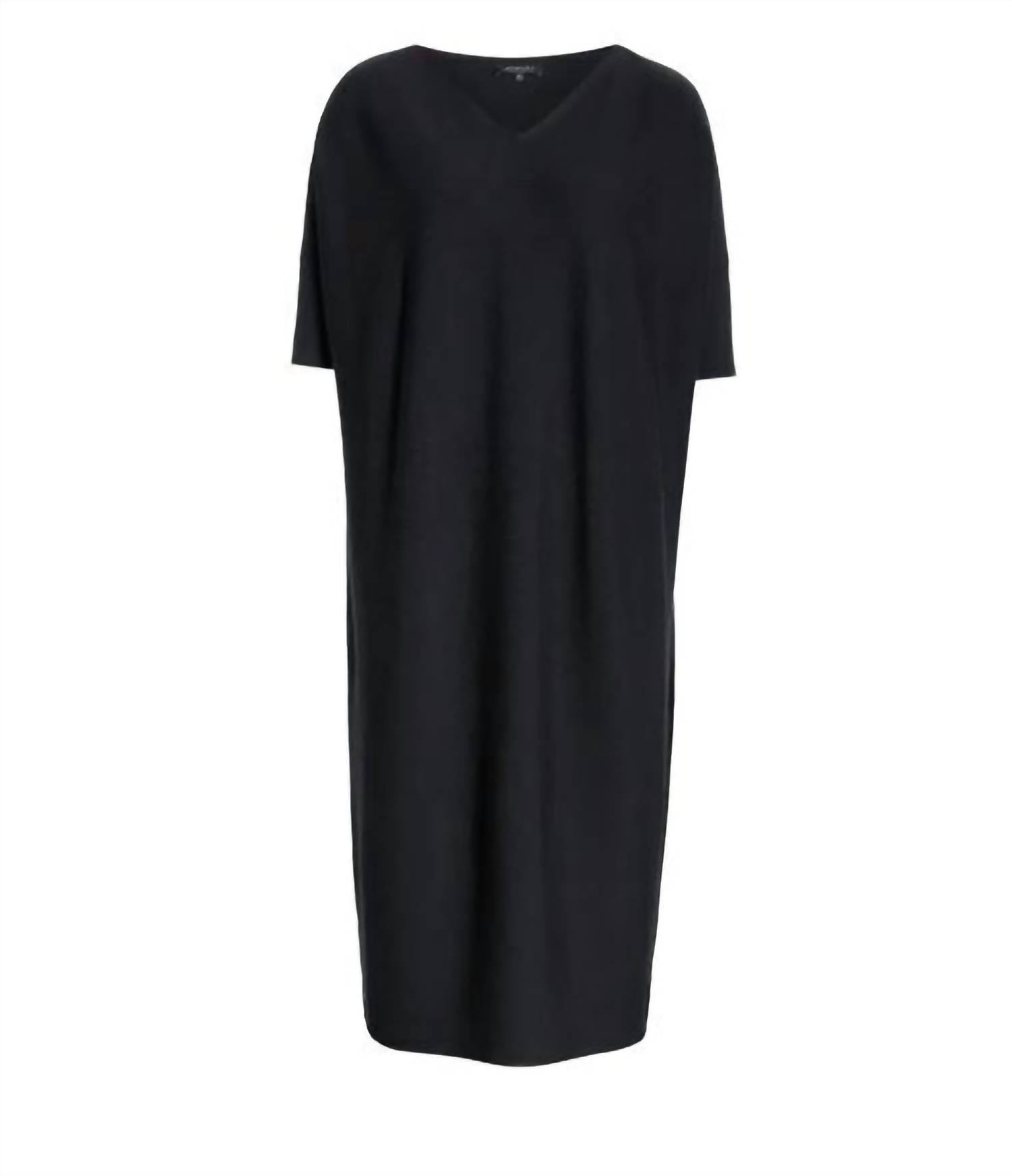 Lafayette 148 - Relaxed Fit Wool Knit Midi Dress