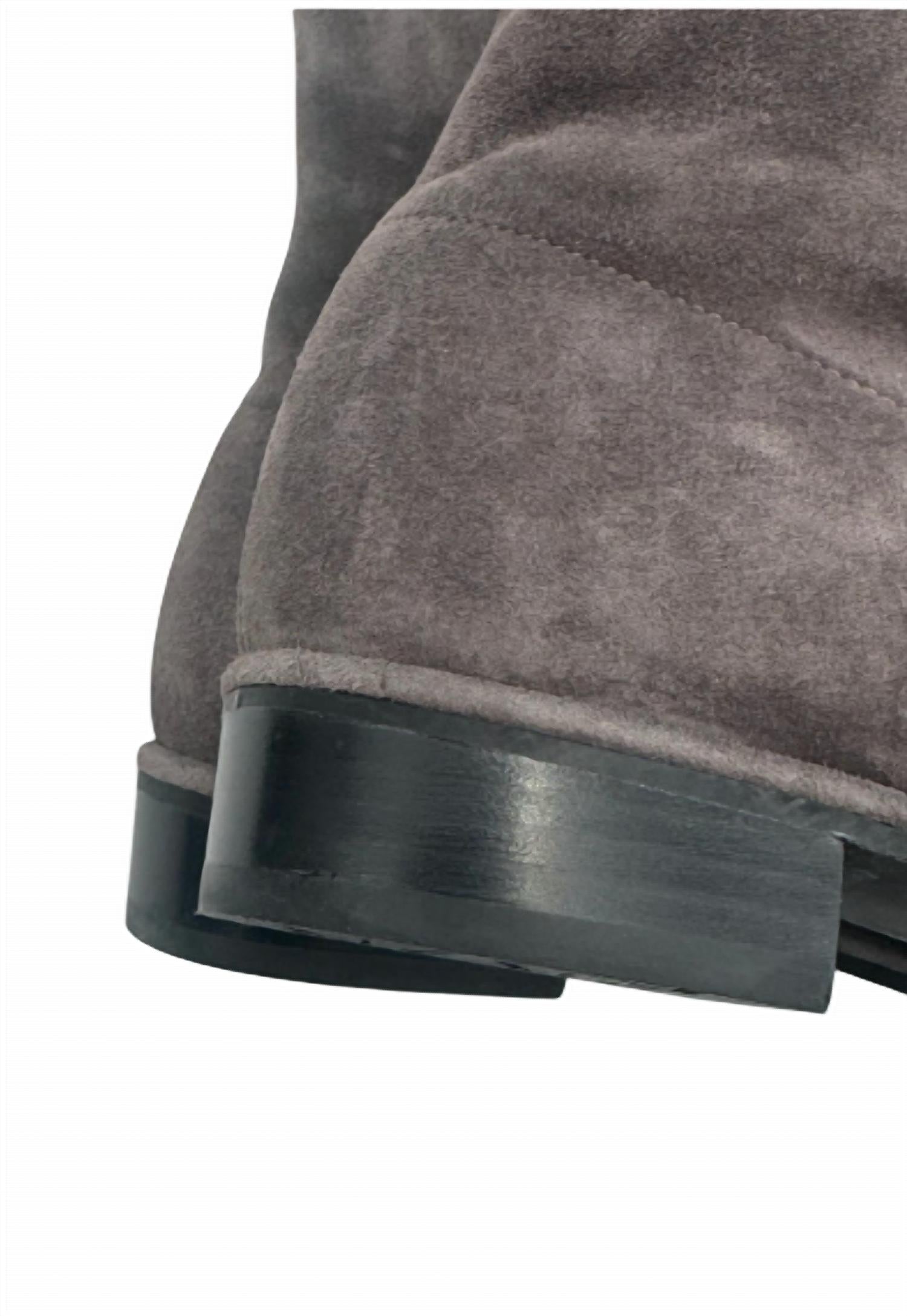 Stuart Weitzman - Lowland Flat Stretch Suede Over The Knee Boots