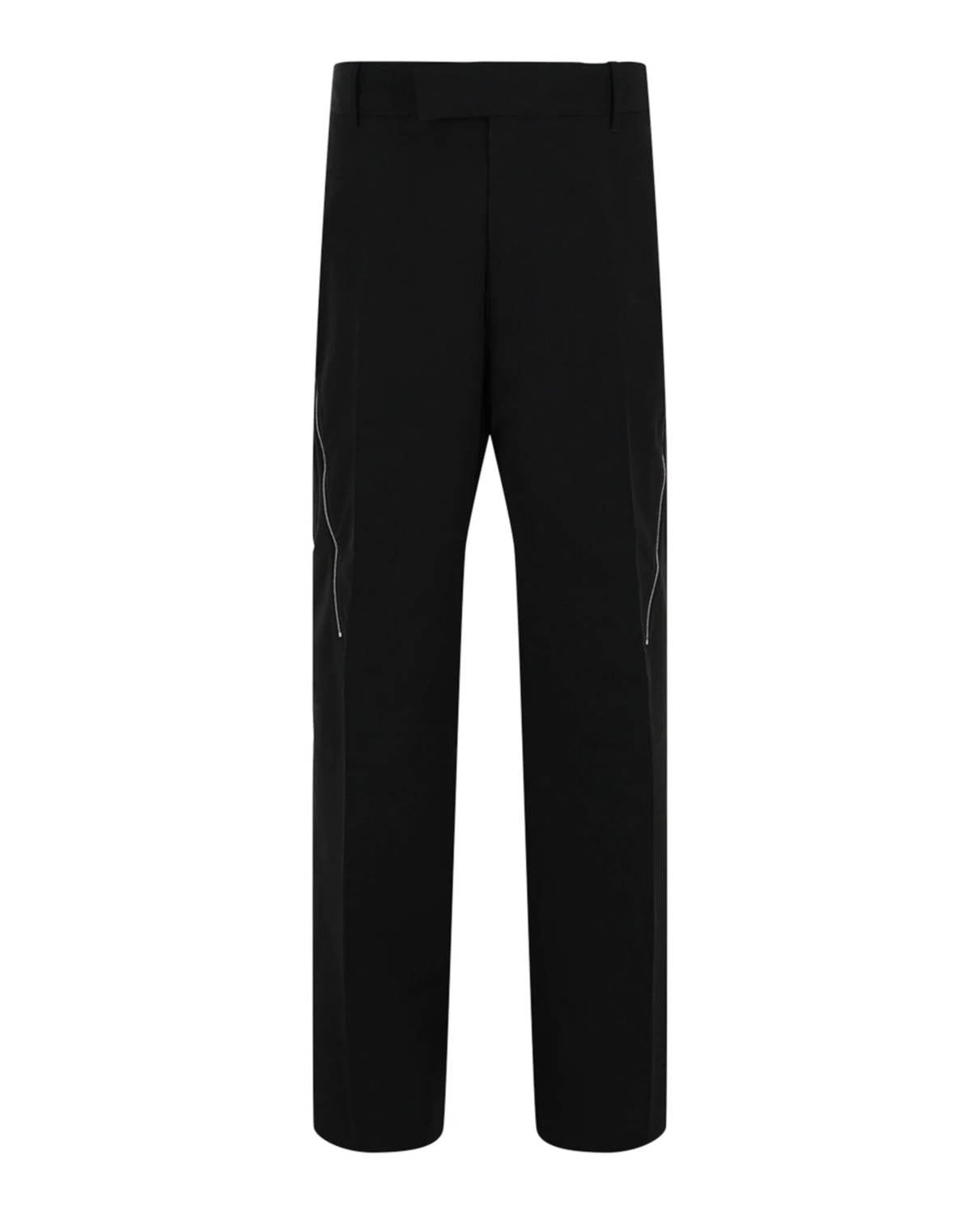 Salvatore Ferragamo - Men's Zip-detail Tailored Trousers