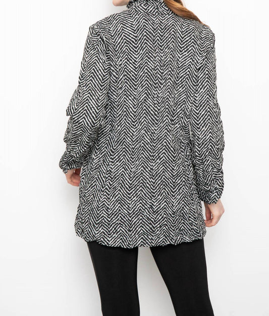 Liv By Habitat - Chevron Crinkle Boyfriend Blazer