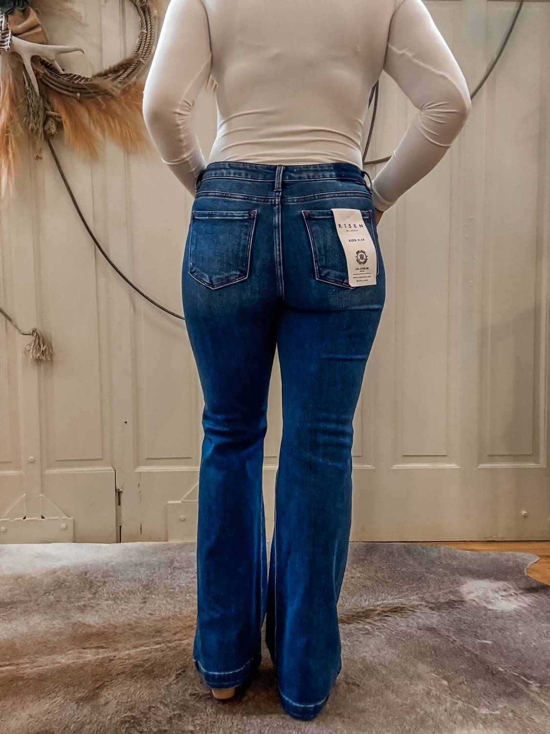 RISEN Adelaide Bootcut Jean in mid wash - women's jeans