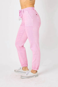 Judy Blue - High Waist Garment Dyed Jogger Jeans