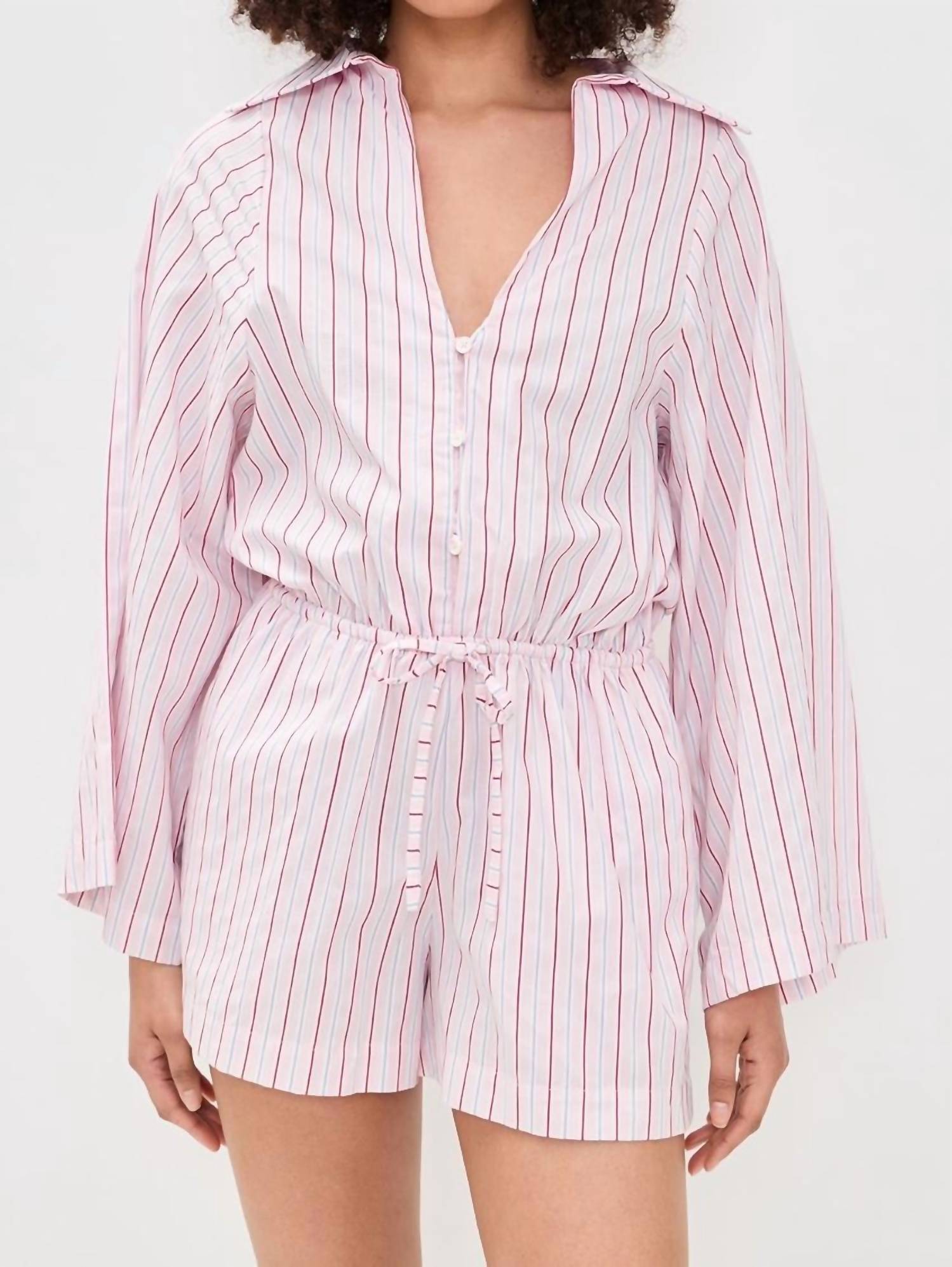 Faithfull The Brand - Aksel Long Bell Sleeves Playsuit