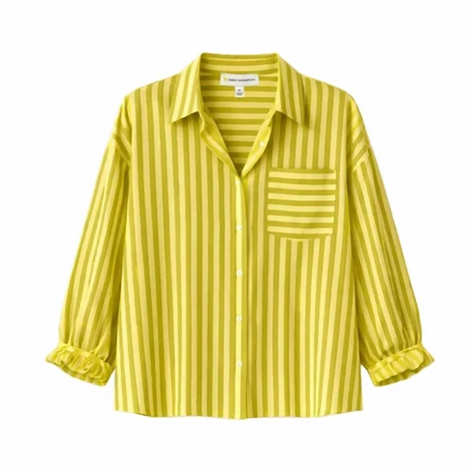 Kerri Rosenthal - Tia Faded Stripe Shirt
