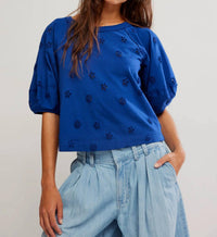 Free People - Jessie Eyelet Tee