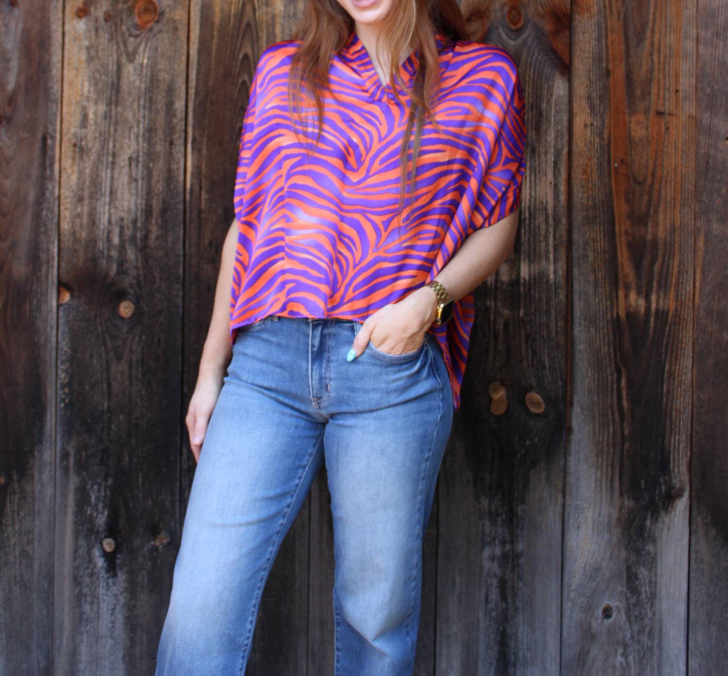 Adrienne - Emerson Fight Tigers Top