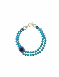 Nour London - Women's Crystal Beaded Necklace