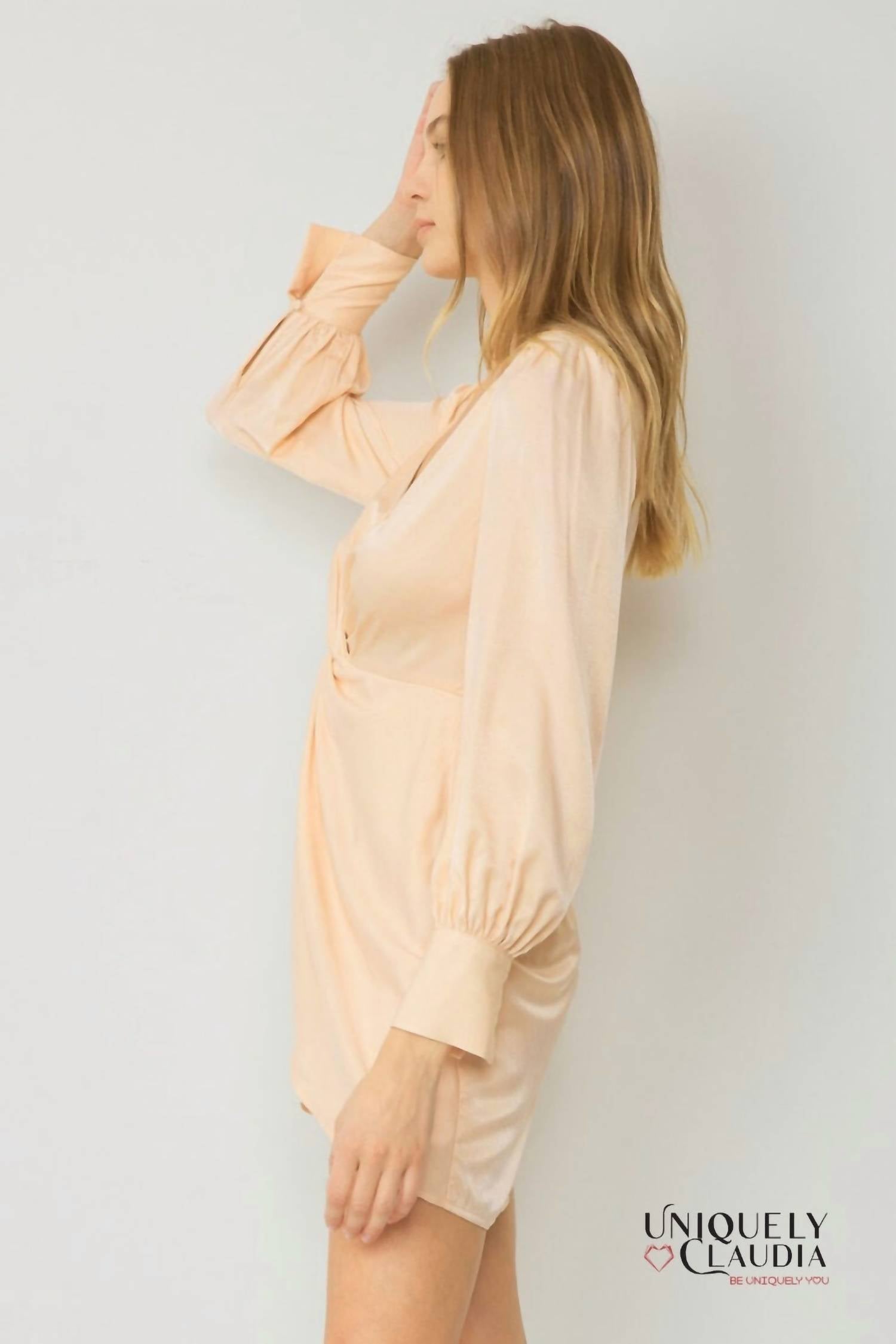 Entro - Evie Faux Wrap Mini Dress