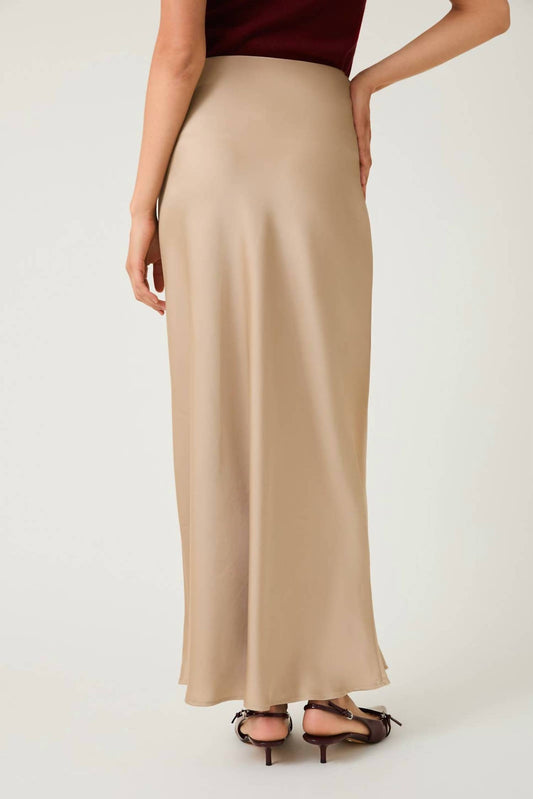 Sunday Edition - Bias Satin Maxi Skirt