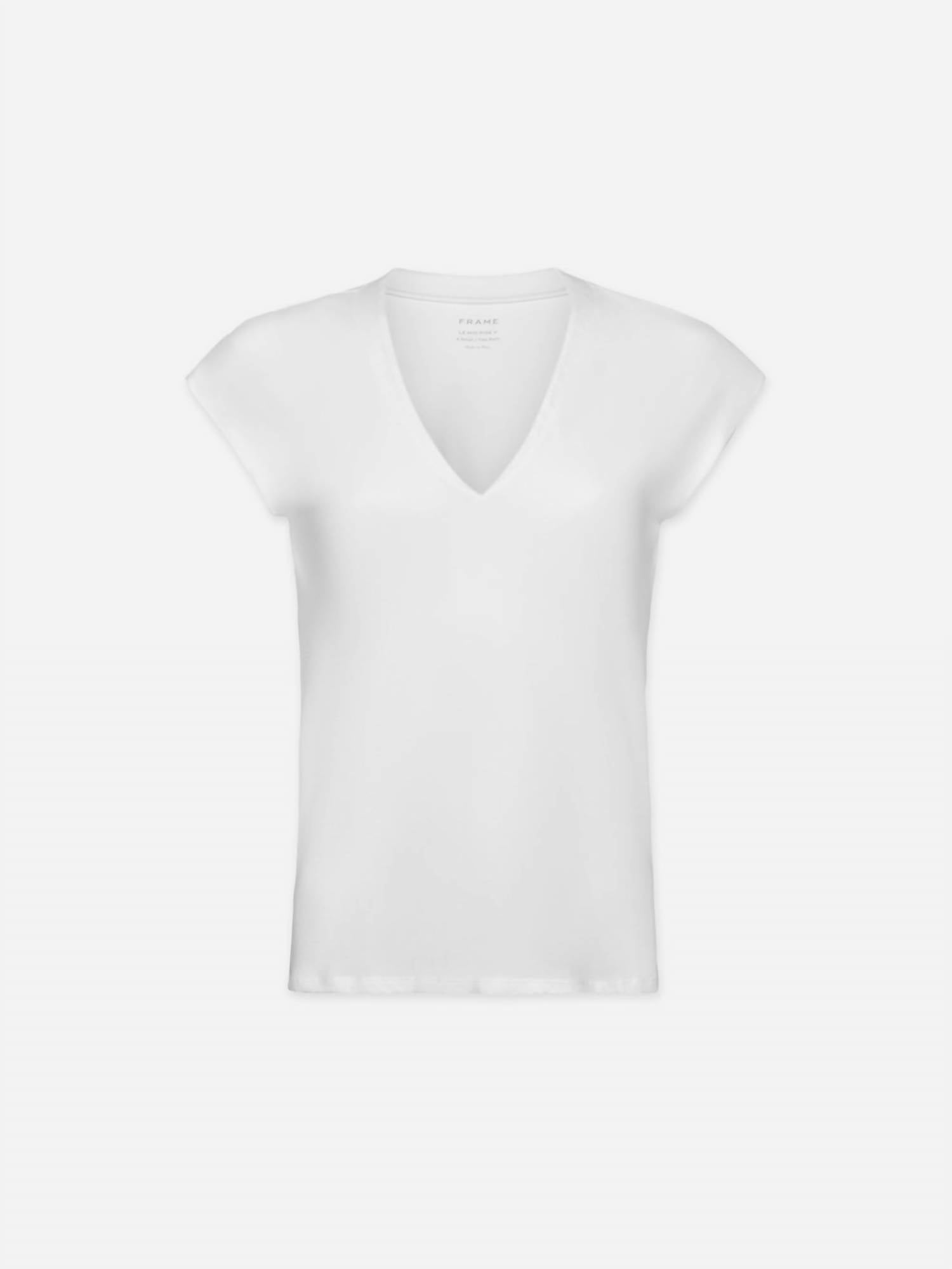 Frame - Le Mid Rise V Neck Tee