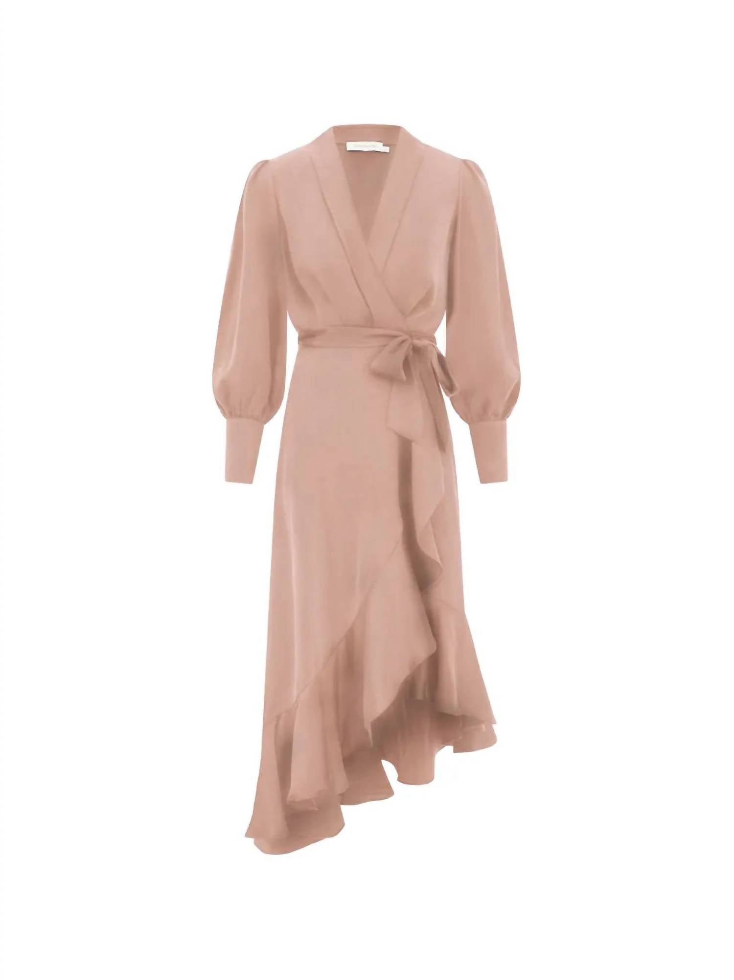 Zimmermann - Silk Wrap Midi Dress