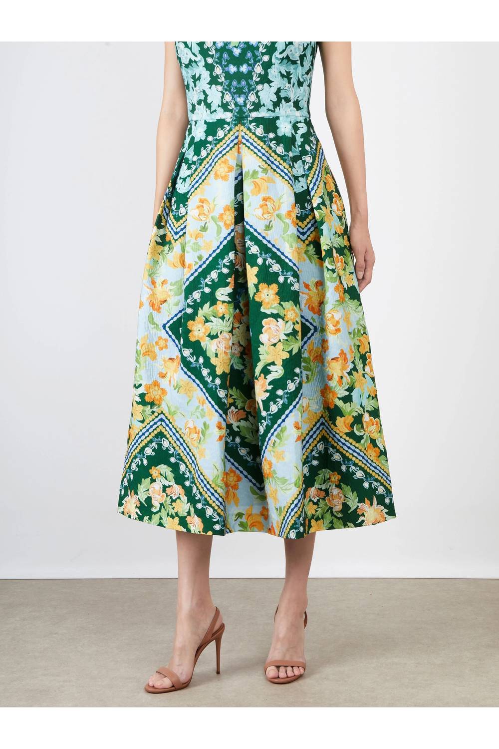 Saloni - Martine Textured Cloque Dress
