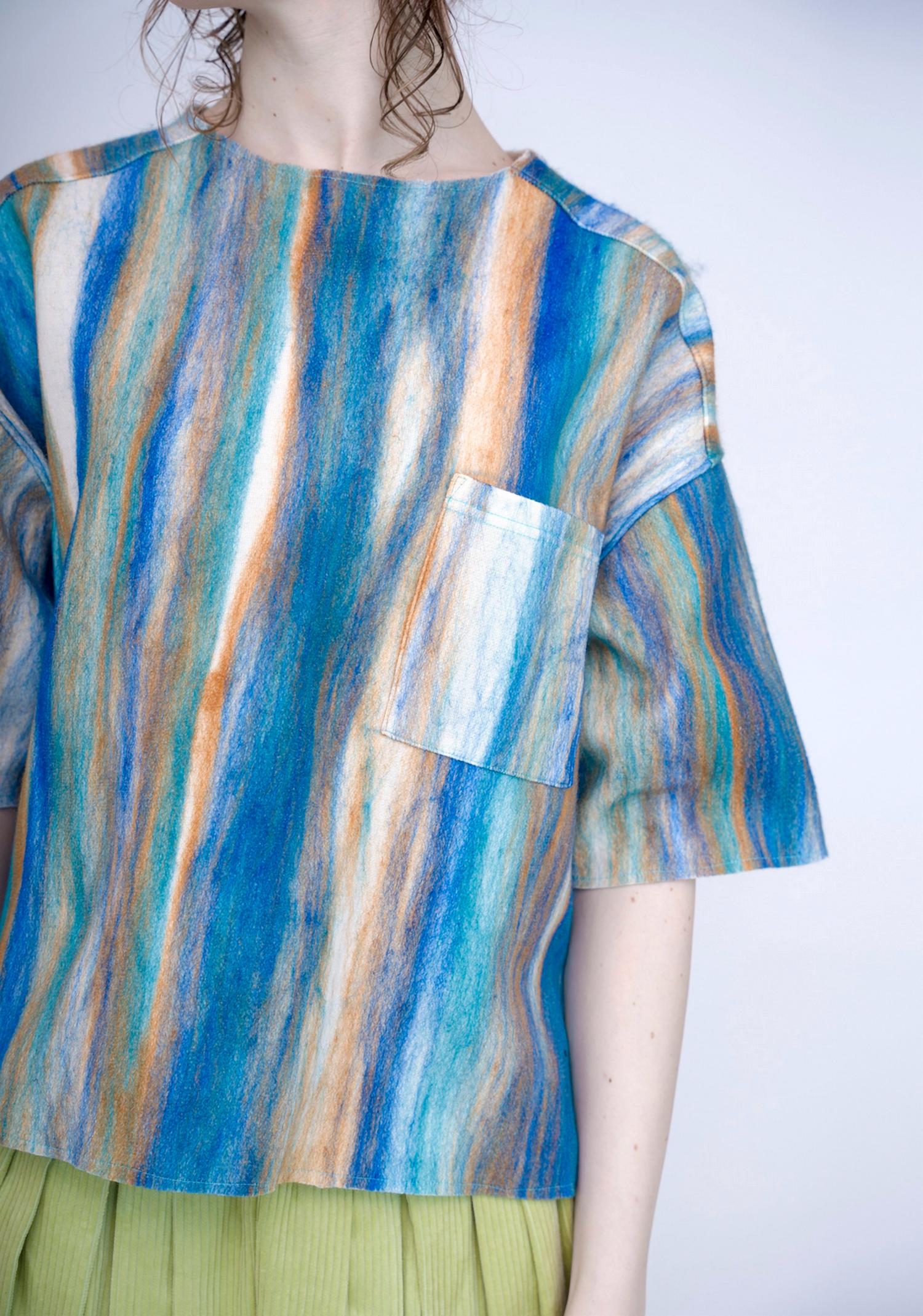 Kawakey - Felt Oversized Shirt