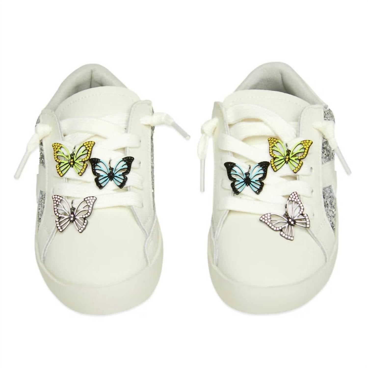 Mini Dreamers - Girl's Mariposa Charm Sneakers