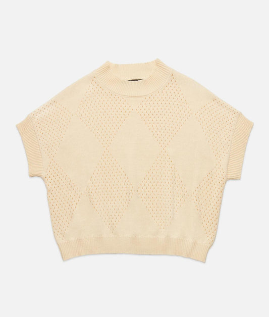 Deluc - Women's Nora Pointelle Knit Vest