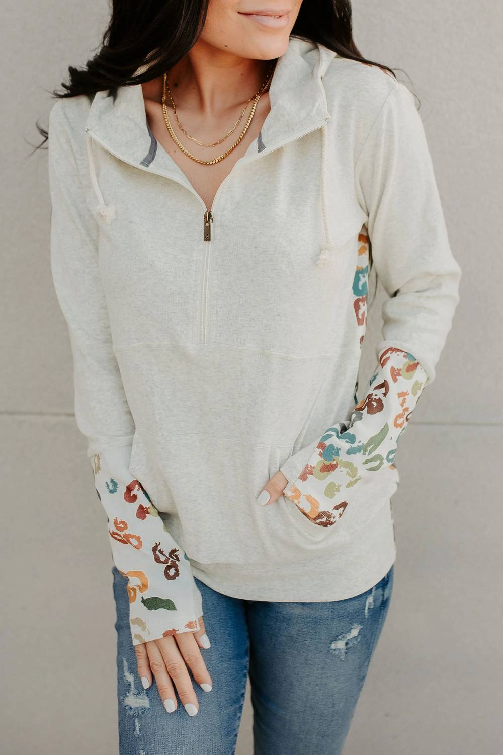 Ampersand Ave - Halfzip Hoodie