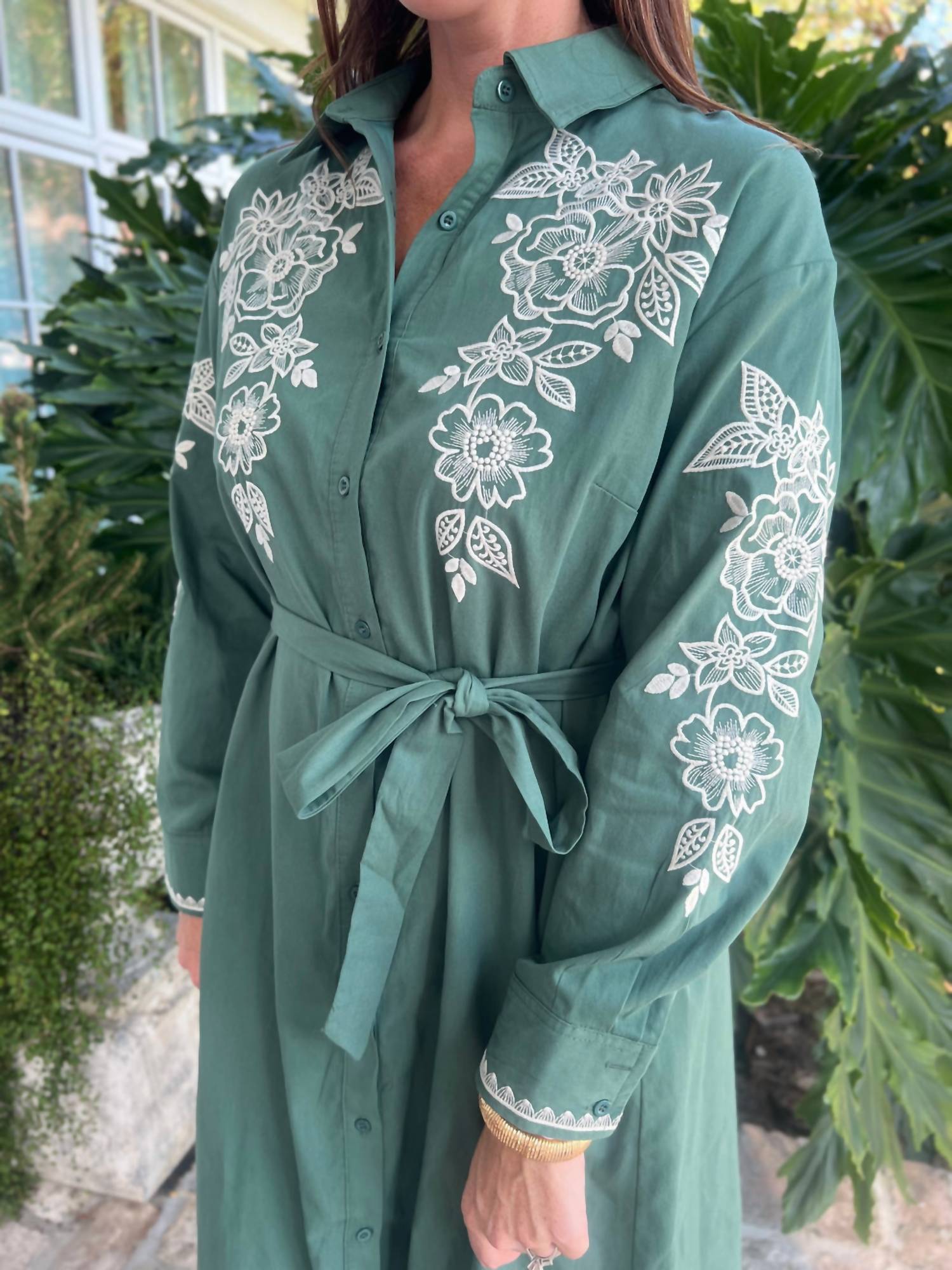 &Merci - Saddle Stitch Floral Maxi Dress